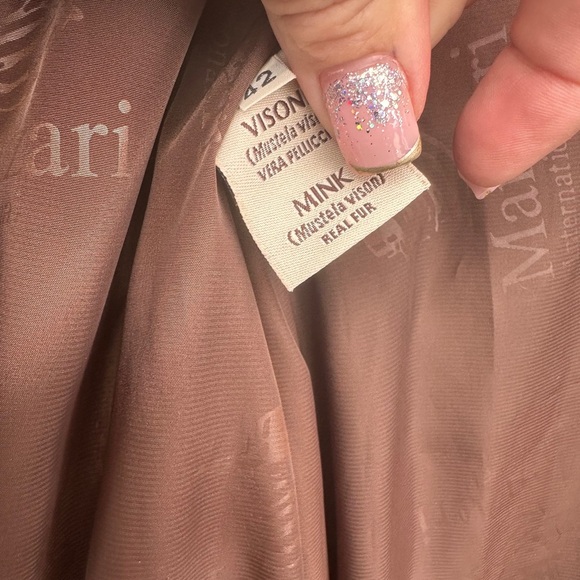 Manzari Brown mink coat - Picture 5 of 15